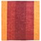 Edge Collections - 10' x 10' - Orange - Contemporary Hand Knotted Wool Area Rug - 1 Piece